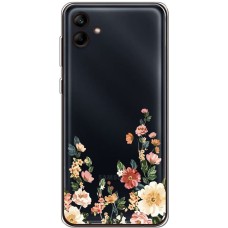 Чохол для Samsung Galaxy A04e (A042) Mixcase квіти квіточки
