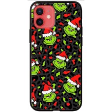 Чохол для iPhone 12 MixCase Новий рік леопардовий Грінч
