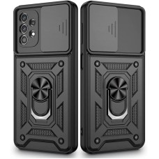 Чохол для Samsung Galaxy A52 Serge Ring Armor ударостійкий чорний
