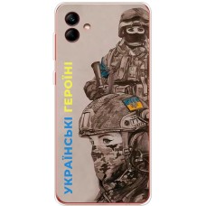 Чохол для Samsung Galaxy A04 (A045) MixCase патріотичні українські герої