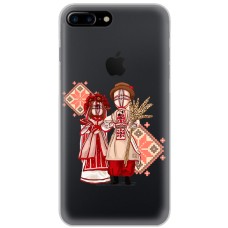 Чохол для iPhone 7 Plus / 8 Plus MixCase патріотичні Українські ляльки