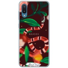 Чохол для Samsung Galaxy A02 (A022) Mixcase лого дизайн 3
