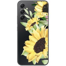 Чохол для Samsung Galaxy A14 Mixcase квіти великі соняшники