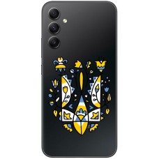 Чохол для Samsung Galaxy A24 (A245) MixCase патріотичні герб із квітів