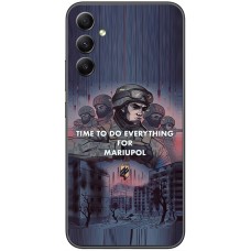Чохол для Samsung Galaxy A24 (A245) MixCase патріотичні захисники Азов