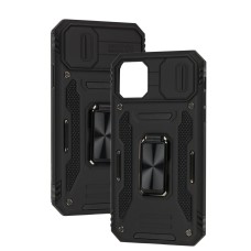 Чохол для iPhone 11 Camshield Army Ring чорний