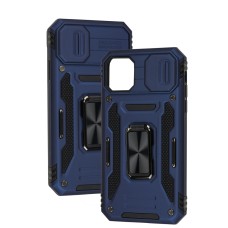Чохол для iPhone 11 Camshield Army Ring синій / navy