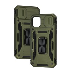 Чохол для iPhone 11 Camshield Army Ring оливковий / army green