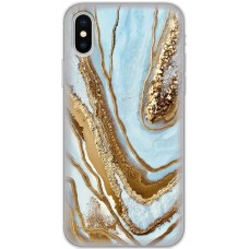 Чохол для iPhone X / Xs MixCase мармур світло-бірюзовий I