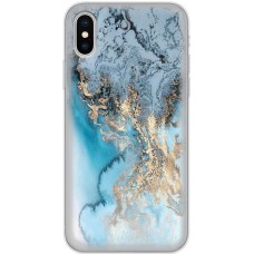 Чохол для iPhone X / Xs MixCase мармур бірюзовий мікс