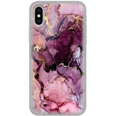 Чохол для iPhone Xs Max MixCase мармур рожевий