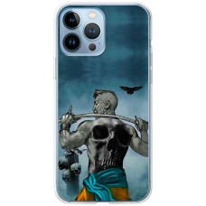 Чохол для iPhone 13 Pro Max MixCase патріотичні козак з черепом