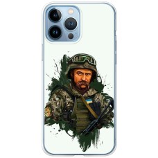 Чохол для iPhone 13 Pro Max MixCase патріотичні Тарас Шевченко у формі