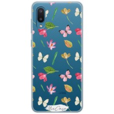 Чохол для Samsung Galaxy A02 (A022) Mixcase весняні квіти