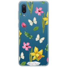 Чохол для Samsung Galaxy A02 (A022) Mixcase весняні квіти 2