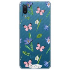 Чохол для Samsung Galaxy A02 (A022) Mixcase весняні квіти 3