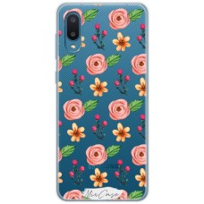 Чохол для Samsung Galaxy A02 (A022) Mixcase весняні квіти 4