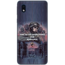 Чохол для Samsung Galaxy A01 Core (A013) MixCase патріотичні захисники Маріуполя