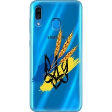 Чохол для Samsung Galaxy A20 / A30 MixCase патріотичні  герб із колосками