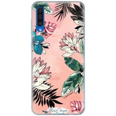 Чохол для Samsung Galaxy A50/A50S/A30S Mixcase квіти та листя