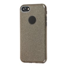 Чохол Shining Glitter для iPhone 7/8 з блискітками чорний
