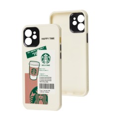 Чохол для iPhone 12 Brand Design старий білий