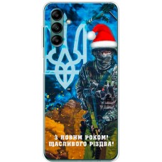 Чохол для Samsung Galaxy A04S (A047) Новий рік щасливого Різдва