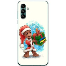 Чохол для Samsung Galaxy A04S (A047) MixCase Новий рік Грут з подарунком