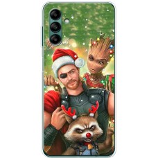 Чохол для Samsung Galaxy A04S (A047) MixCase Новий рік новорічний Марвел