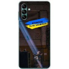 Чохол для Samsung Galaxy A04S (A047) MixCase патріотичні втомлені та не зломлені