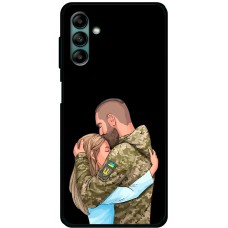 Чохол для Samsung Galaxy A04S (A047) MixCase патріотичні чоловік та жінка