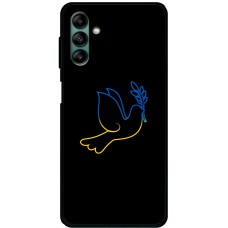 Чохол для Samsung Galaxy A04S (A047) MixCase патріотичні синє-жовтий голуб