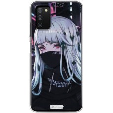 Чохол з аніме для Samsung Galaxy A03s (A307) MixCase дівчинка в чорній масці