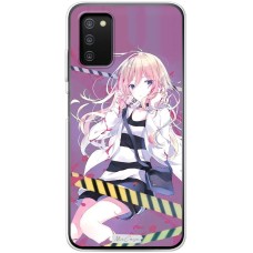 Чохол з аніме для Samsung Galaxy A03s (A307) MixCase дівчина в білому