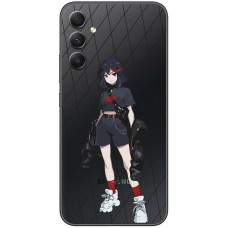 Чохол з аніме для Samsung Galaxy A14 Mixcase дівчинки в чорному