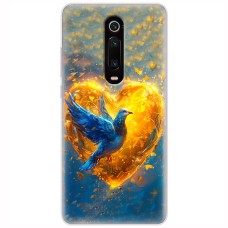 Чохол для Xiaomi Mi 9T / 9T Pro MixCase патріотичні серце та голуб
