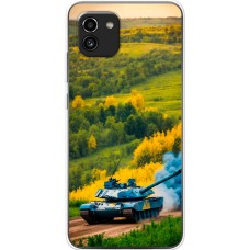 Чохол для Samsung Galaxy A03 (A035) MixCase патріотичні бойовий танк