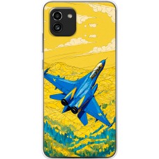 Чохол для Samsung Galaxy A03 (A035) MixCase патріотичні літак