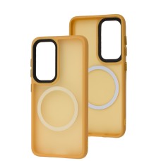 Чохол для Samsung Galaxy S23 (S911) WAVE Matte Insane MagSafe orange