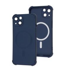 Чохол для iPhone 13 WAVE Silk Touch WXD MagSafe blue