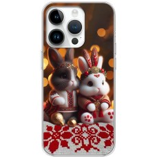 Чохол з аніме для iPhone 15 Pro MixCase rabbits