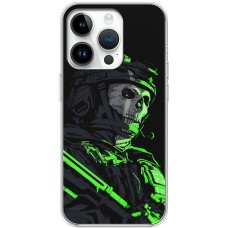 Чохол з аніме для iPhone 15 Pro MixCase скелет воїн