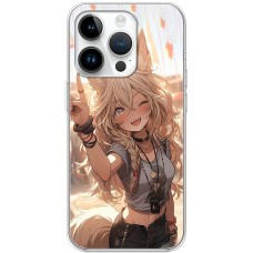 Чохол з аніме для iPhone 15 Pro MixCase дівчинка лисичка