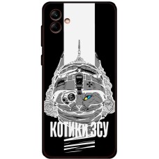 Чохол для Samsung Galaxy A04 (A045) MixCase патріотичні котики ЗСУ
