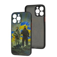 Чохол для iPhone 13 Pro Max WAVE Ukraine Shadow Matte to victory