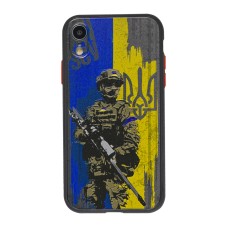 Чохол для iPhone Xr WAVE Ukraine Shadow Matte courageous