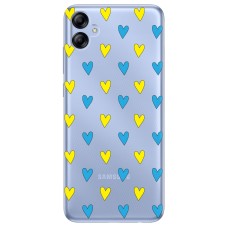 Чохол для Samsung Galaxy A04e (A042) MixCase Ukraine серця