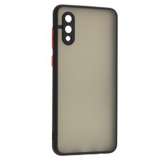 Чохол для Samsung Galaxy A02 (A022) LikGus Totu camera protect чорний / червоний