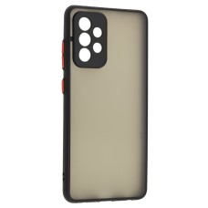 Чохол для Samsung Galaxy A52 LikGus Totu camera protect чорний / червоний