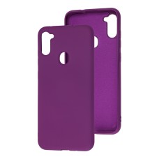 Чохол для Samsung Galaxy A11 / M11 Full without logo grape